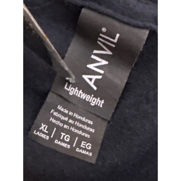 Voodoo Doughnuts Recording Women's XL Cotton Anvil Black T-Shirt VDR Graphic - Picture 6 of 9